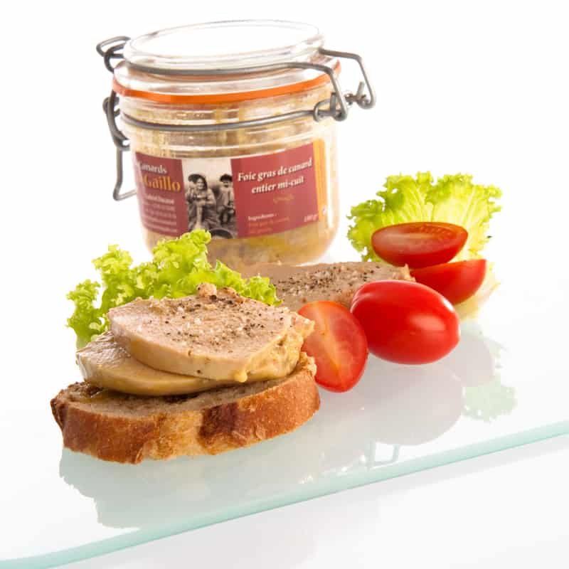 Foie Gras de Canard Entier Mi-Cuit - Foie gras des canards de Gaillo